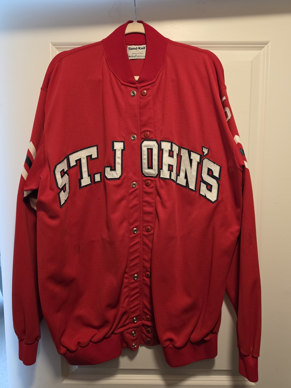 St. Johns University Redmen Varsity-Style Bomber Jacket